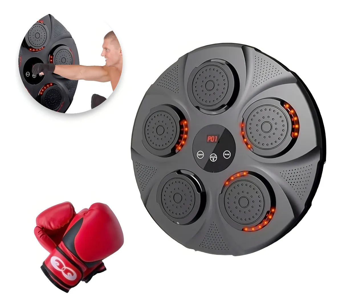 Maquina Boxeo Musical Entrenamiento Soporte Boxeo Pared